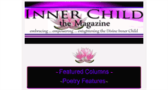 Desktop Screenshot of innerchildmagazine.com